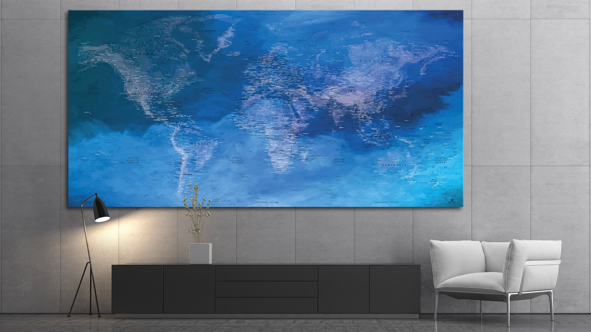 Decorative and intelligent boards | Decorative World Map