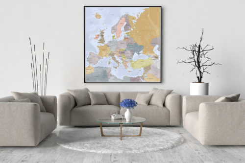 → More than 10 templates of Decorative Europe Map | Original Map