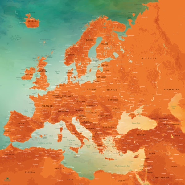 Europe-Map-Beautiful