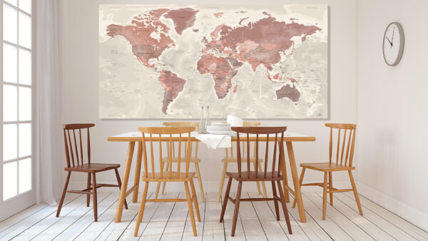 Large World Map