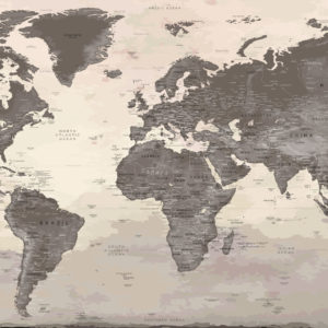 Wall World Map – Peyrepertuse