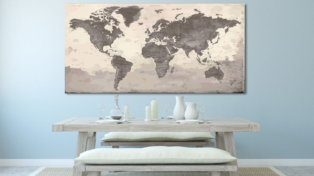 Wall World Map - Smart Board - Geographical Map | Original Map