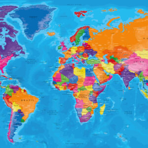 World Map Board – Manarola