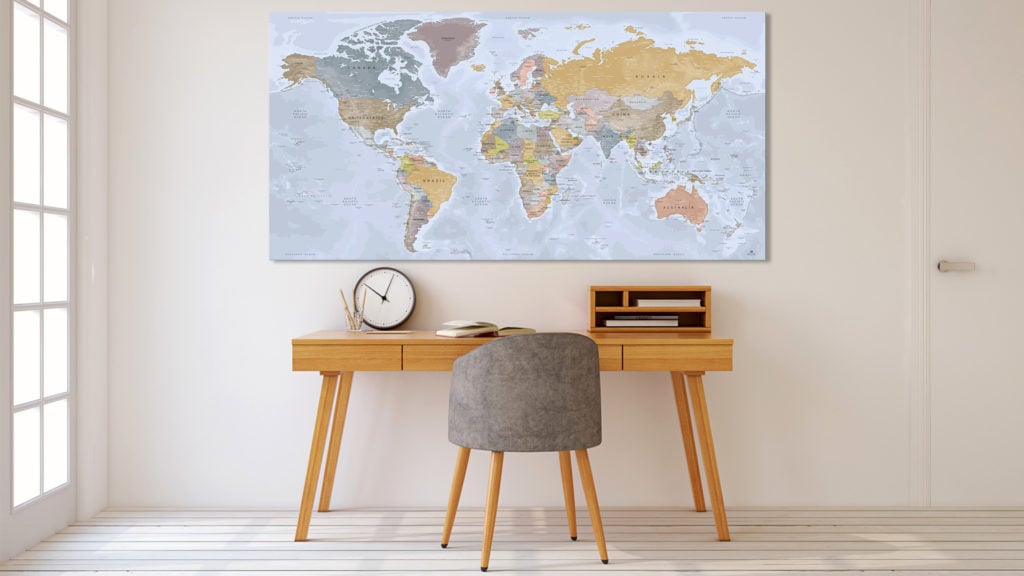 ⇒ Wall Map - World Map - Offer - Purchase | Original Map