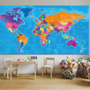 World Map Board – Manarola