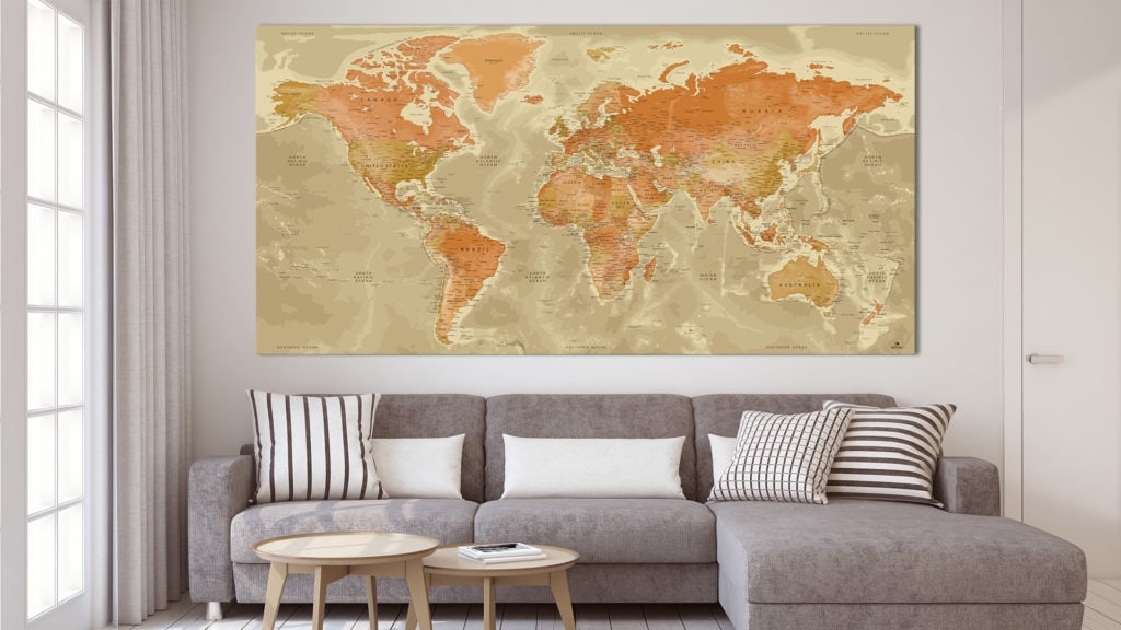 World Map - Original Interior Design | Original Map