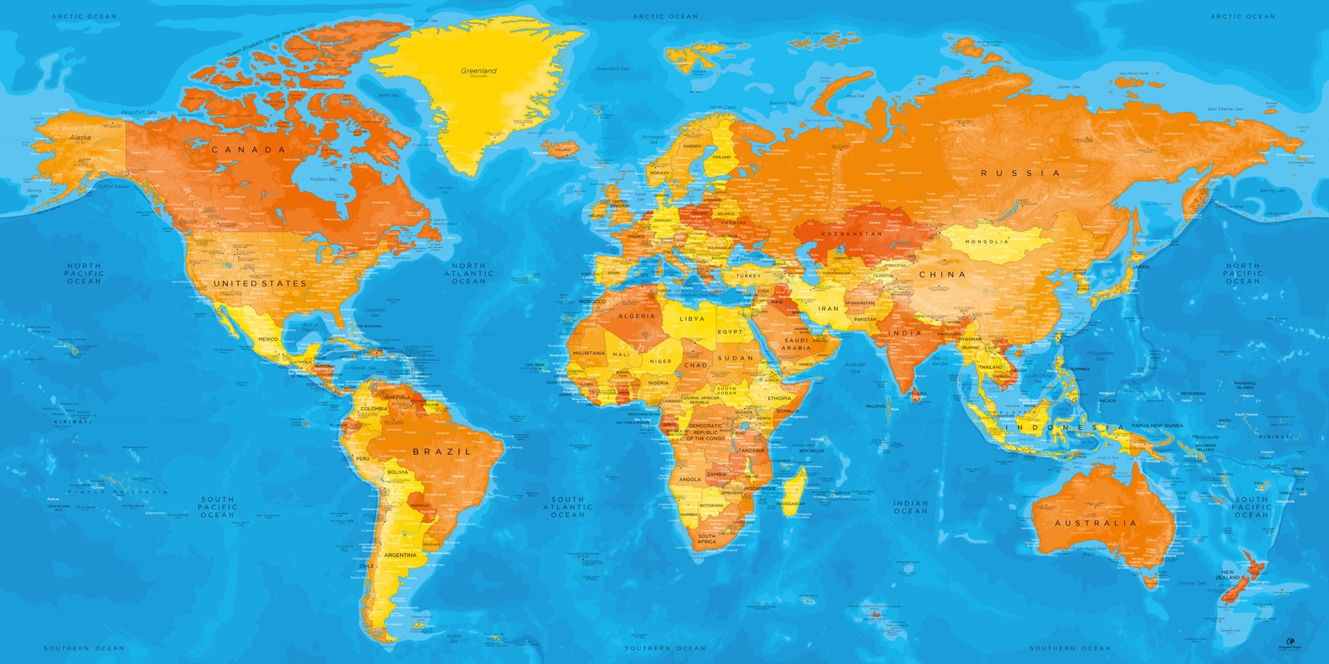 Cartina Mondiale