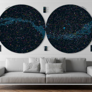 Sky Map – North and South Hemisphere